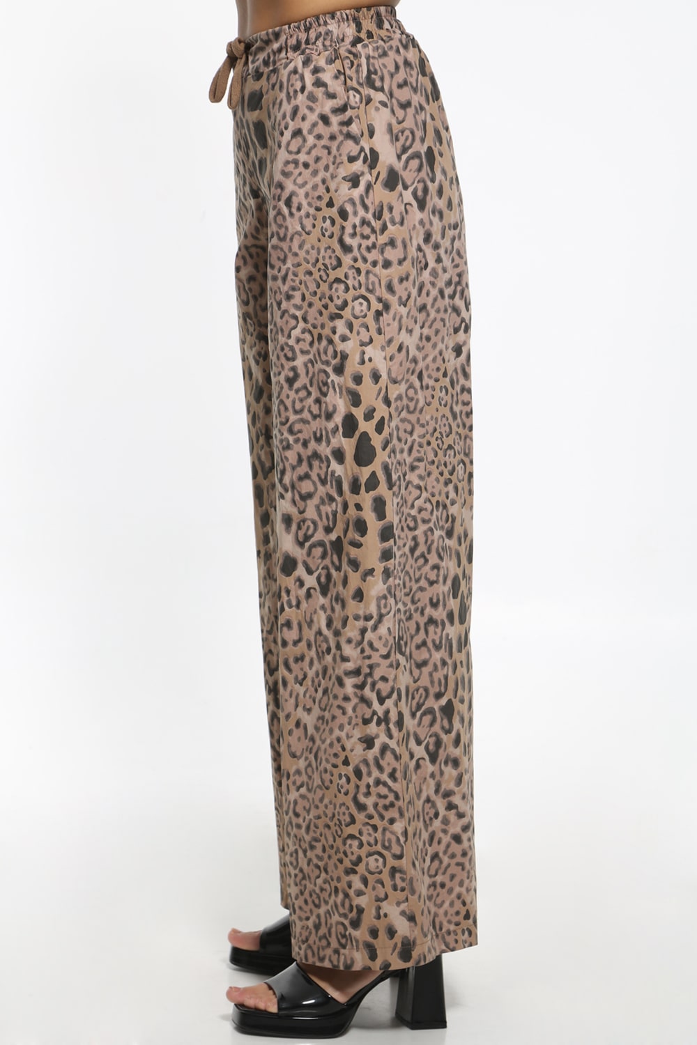 Βαμβακερή παντελόνα animal print