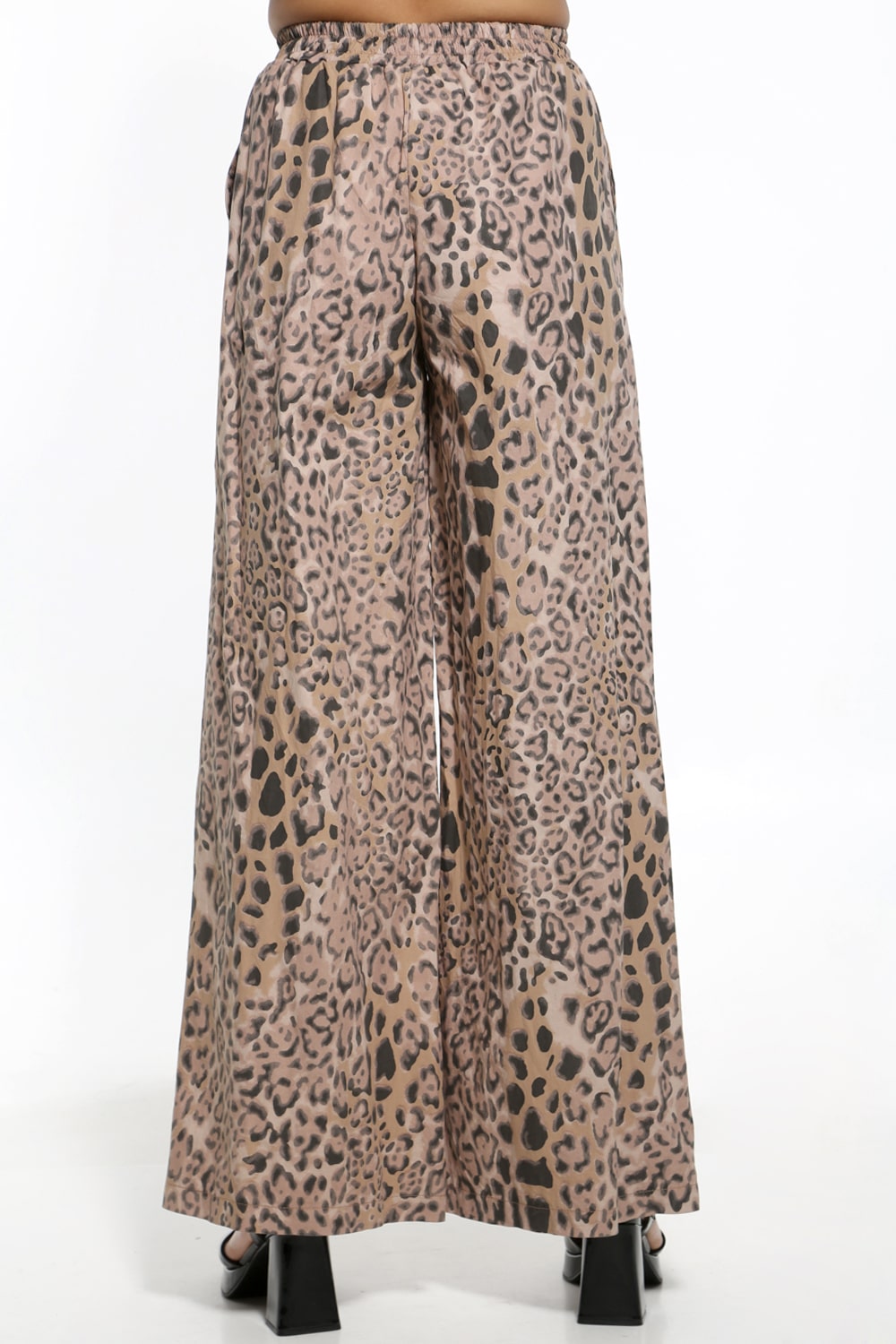 Βαμβακερή παντελόνα animal print