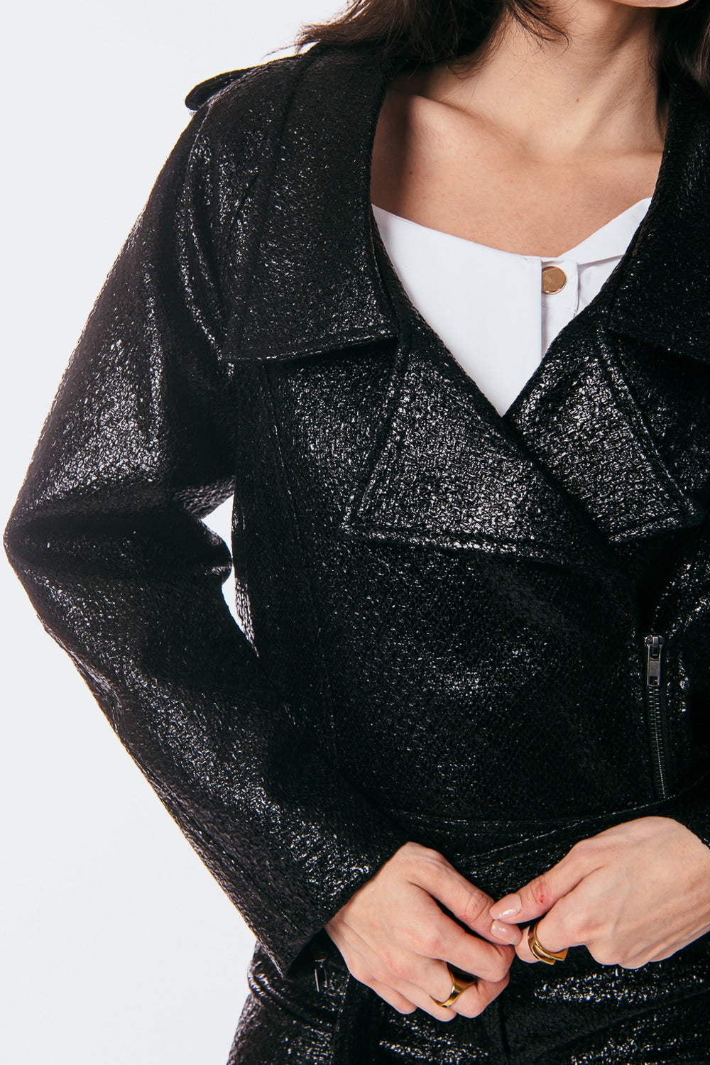 Ιδιαίτερο vegan leather jacket