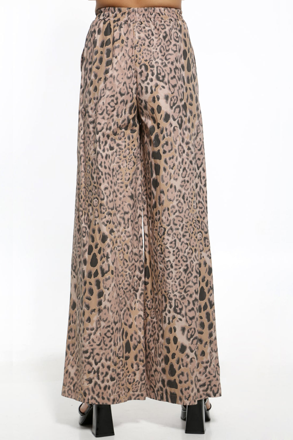 Βαμβακερή παντελόνα animal print
