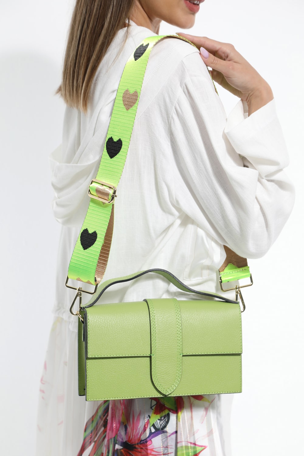 ΤΣΑΝΤΑ ΔΕΡΜΑ LIME