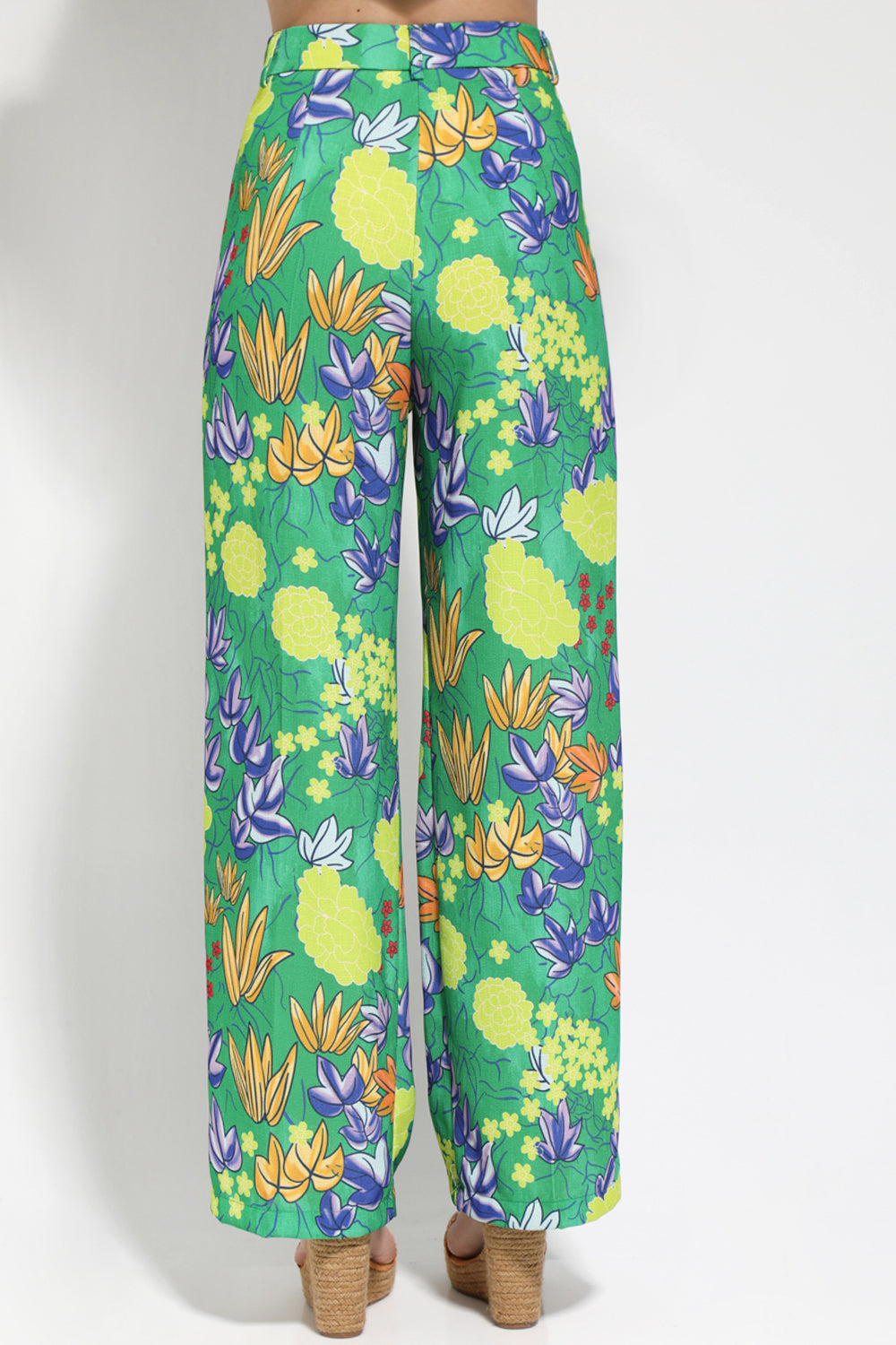 ΠΑΝΤΕΛΟΝΙ FLORAL ΠΡΑΣΙΝΟ