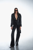 Ιδιαίτερο vegan leather jacket