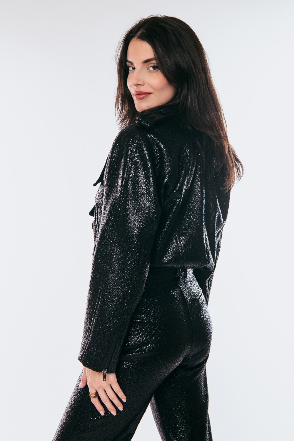 Ιδιαίτερο vegan leather jacket